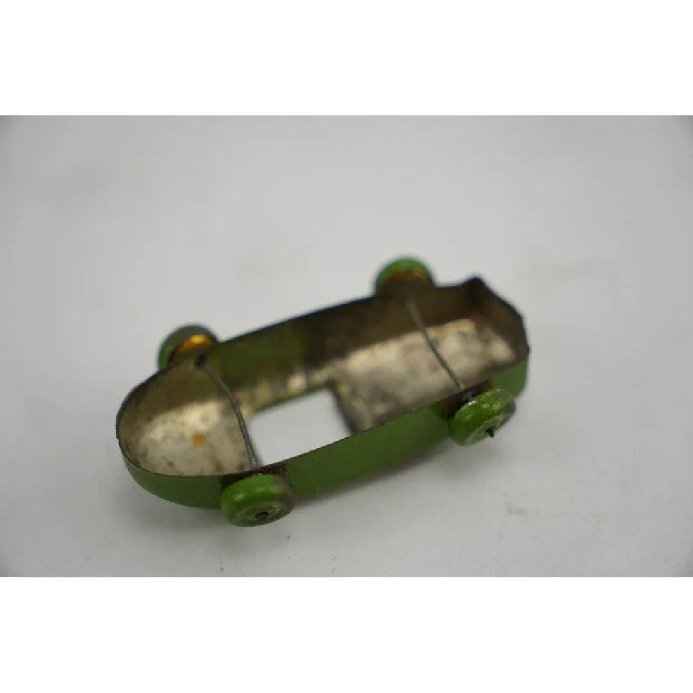 Vintage Tin‎ Toy Cars and Train Set Green Red Ranger Loco Japan